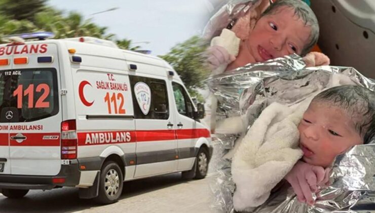 Hastaneye yetişemeyen 50 yaşındaki kadın ikizlerini ambulansta dünyaya getirdi