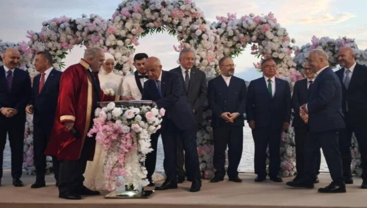 İsmail Demir’in kızı Elifnur Meryem dünyaevine girdi! Erdoğan’dan genç çifte anlamlı hediye