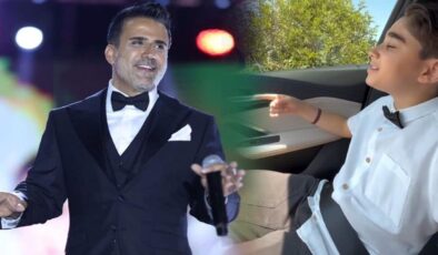 Sesini babasından almış! Emrah’ın oğlu Elyesa’dan hayran bırakan performans