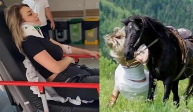 Pınar Yıldız klip çekiminde kabus yaşadı! Apar topar hastaneye kaldırıldı