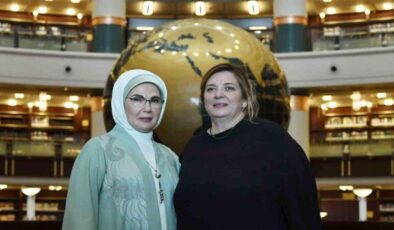 Emine Erdoğan’dan, Gürcistan Cumhurbaşkanı Kavelashvili’nin eşiyle görüşmesine ilişkin video
