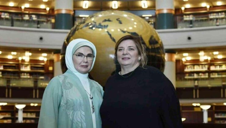 Emine Erdoğan’dan, Gürcistan Cumhurbaşkanı Kavelashvili’nin eşiyle görüşmesine ilişkin video