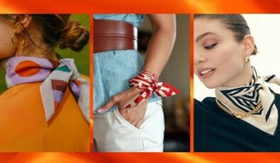 Yaz modasında çarpıcı etki: Fular kullanma sanatı!