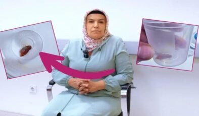 1,5 yıldır durmadan öksüren kadının boğazından çıkan herkesi şoke etti!