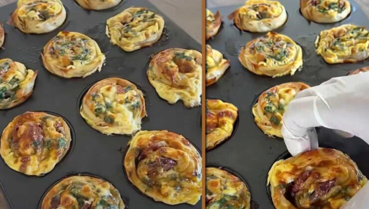 Bir çırpıda hazırlayın: Sucuklu pratik lavaş böreği tarifi
