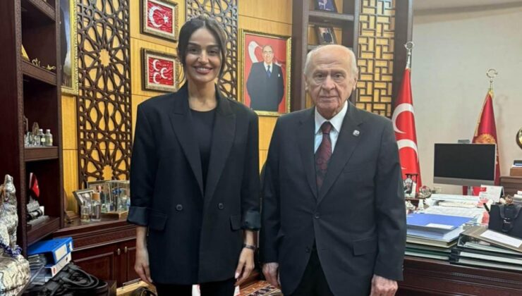 Elif Buse Doğan, MHP Genel Başkanı Devlet Bahçeli’yi ziyaret etti