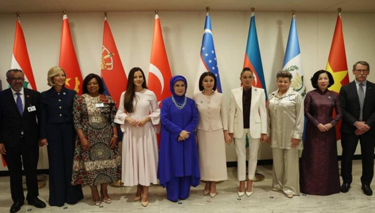 Emine Erdoğan BM’de kanserli çocuklar için düzenlenen etkinliğe katıldı