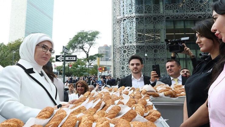 Emine Erdoğan’ın öncülüğünde Türk simidi artık ABD market raflarında!