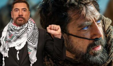 Emmy Ödülleri’ne damga vurdu! Oscarlı oyuncu Javier Bardem’den Filistin’e destek