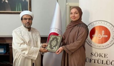 Hollandalı gelin Beverly, Berfin oldu: Aydın’da Müslümanlığı seçti