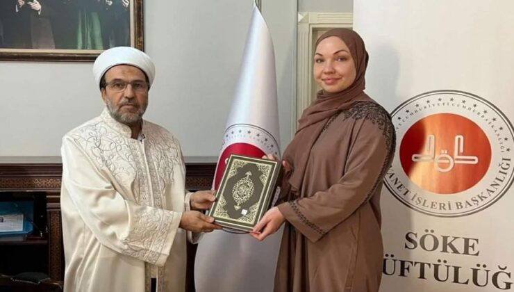 Hollandalı gelin Beverly, Berfin oldu: Aydın’da Müslümanlığı seçti