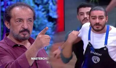 MasterChef’te şoke eden görüntüler! Yarışmacı Mehmet Şef’in üstüne yürüdü