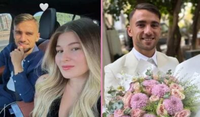 Milli futbolcu Yunus Akgün’den nişan sürprizi! Tuğçe Alaca ile ilk adım