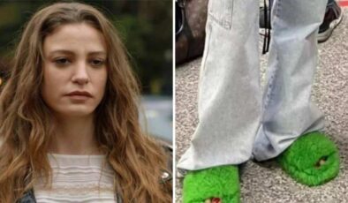 Serenay Sarıkaya’nın 50 bin liralık terlikleri gündem oldu!