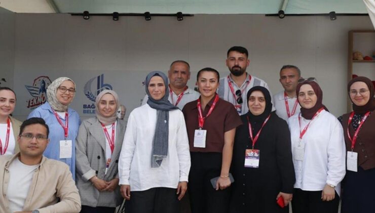 Sümeyye Erdoğan Bayraktar, TEKNOFEST’te Engelliler Sarayı standını ziyaret etti