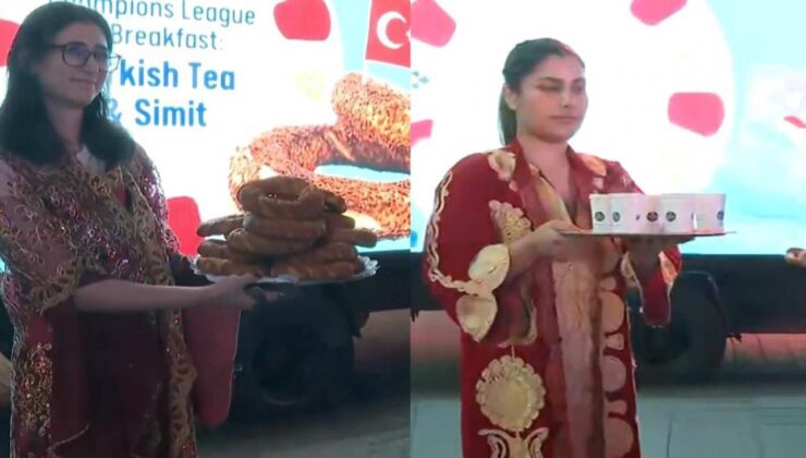 Türk mutfağı New York’ta: Times Meydanı’nda simit ve çay ikramı