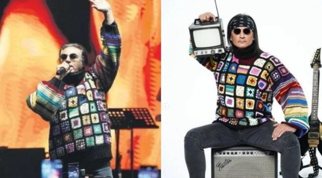 Çelik, 30 yıl sonra ikonik kazağıyla sahnede nostalji yaşattı