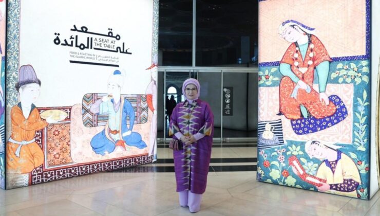 Emine Erdoğan Katar ziyaretinde Doha İslam Eserleri Müzesi’ni ziyaret etti