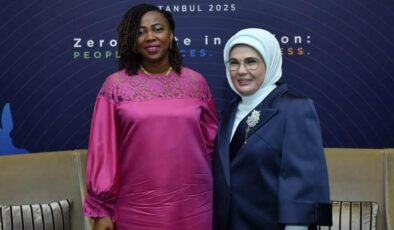 Emine Erdoğan, Sierra Leone First Lady’si Fatima Maada Bio ile bir araya geldi