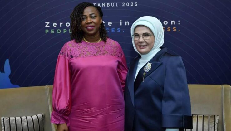 Emine Erdoğan, Sierra Leone First Lady’si Fatima Maada Bio ile bir araya geldi