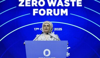 Emine Erdoğan Sıfır Atık Forumu’nda konuştu! ‘Sıfır atık yepyeni bir dönemin adıdır’