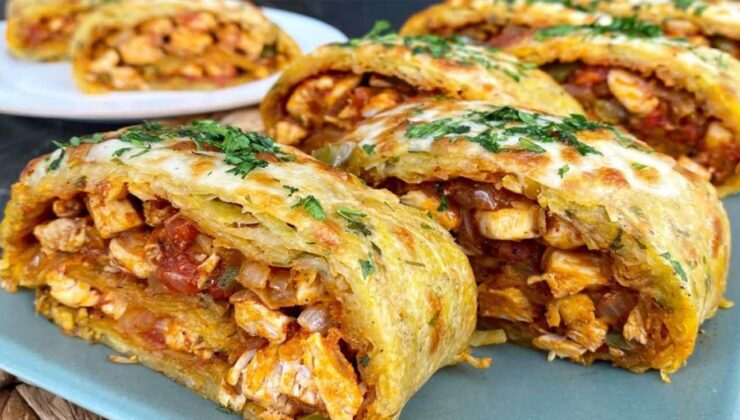 Fırında patatesli tavuk sarması: Sofraların yeni favorisi!
