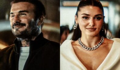 Hande Erçel, David Beckham ile birlikte reklam filminde oynadı!