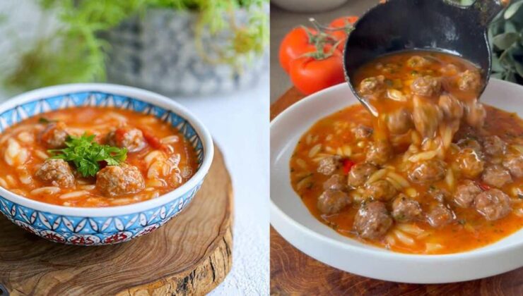 Kış sofralarının yeni gözdesi: Hem doyurucu hem lezzetli! Köfteli şehriye çorbası tarifi