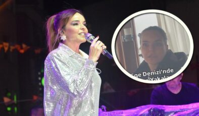 Şarkıcı Bengü, Ege Denizi’nde hortuma yakalandı! Korku dolu anlar kamerada