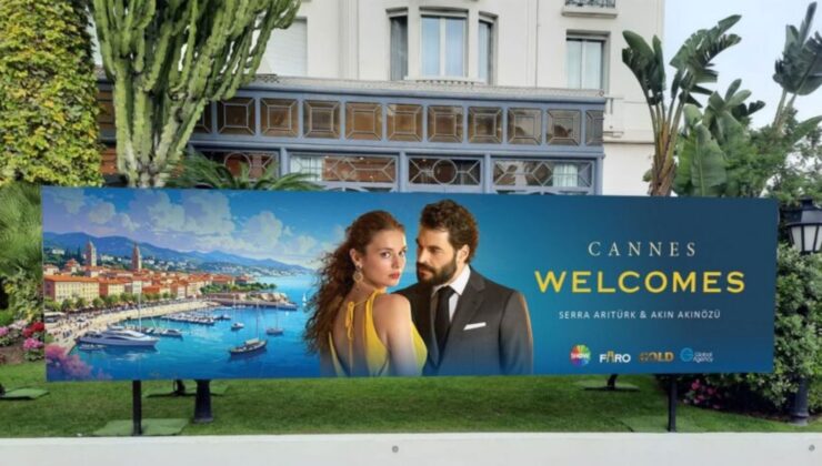Veliaht Dizi Afişi Cannes Sokaklarında!