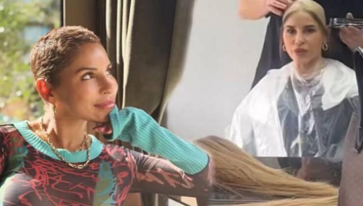 10 aydır meme kanseri ile mücadele eden Irmak Ünal, saçlarını kazıttığı anları paylaştı!