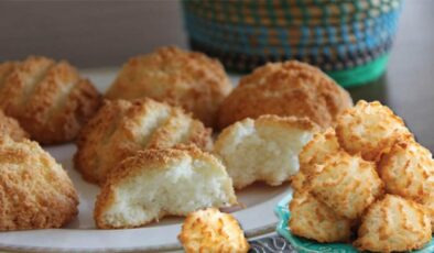 3 malzemeli en basit Hindistan cevizli kurabiye: Coco kurabiye tarifi