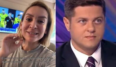 Canlı yayında 2.kez baba olacağını öğrendi! Spiker Gürler Akgün’ün tepkisi gündem oldu