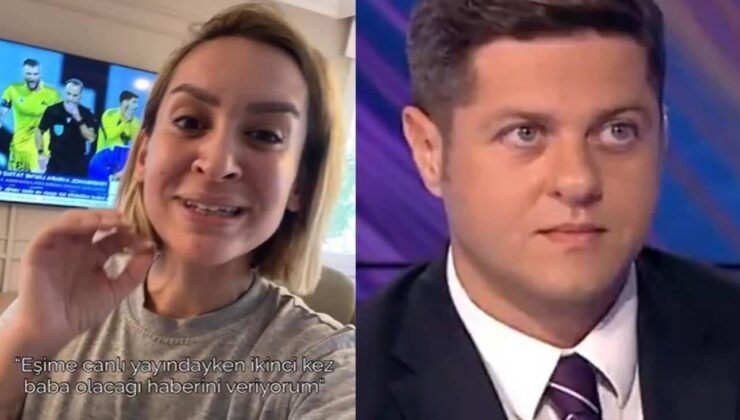 Canlı yayında 2.kez baba olacağını öğrendi! Spiker Gürler Akgün’ün tepkisi gündem oldu