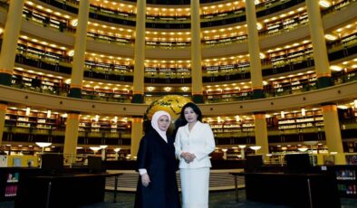 Emine Erdoğan, Güney Kore Devlet Başkanı’nın eşi Kim Hea Kyung ile bir araya geldi