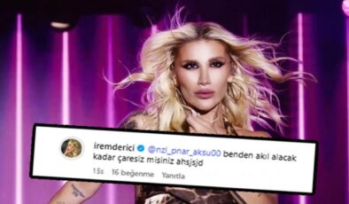 İrem Derici’den takipçisini güldüren cevap: “Benden akıl alacak kadar çaresiz misiniz?”