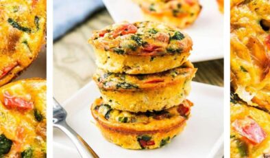 İşe ve okula götürmelik yumurtalı kahvaltılık muffin tarifi!