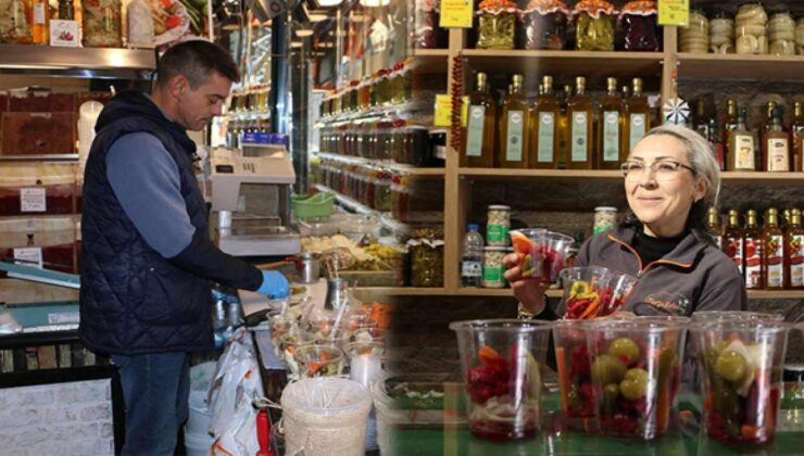 Neşeli Günler filmi gerçek oldu! Eskişehir’de boşanan çift karşılıklı turşu dükkanı açtı!