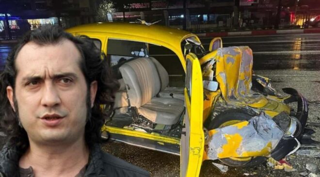 Ünlü şarkıcı Kıraç’a büyük şok! Ekibini taşıyan otobüs kaza ya karıştı