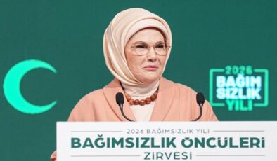 Emine Erdoğan Bağımsızlık Öncüleri Zirvesi’nde konuştu: 2026’yı Bağımsızlık Yılı ilan ediyoruz
