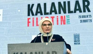 Emine Erdoğan, “Kalanlar” Filistin Sergisi’ne ilişkin videolu paylaşımda bulundu