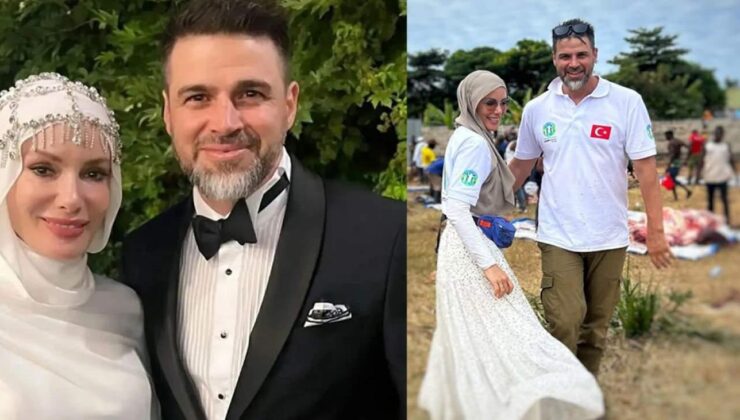 Gamze Özçelik eşinin köyüne gitti! O anlar gündem oldu