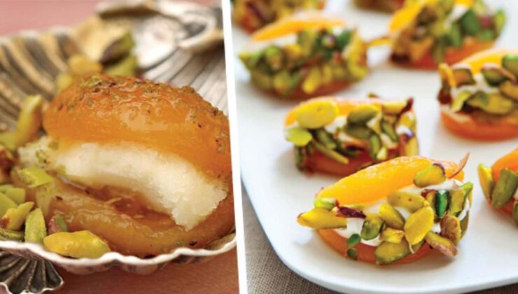 Geleneksel lezzete modern dokunuş katın: Kaymaklı kayısı tatlısı