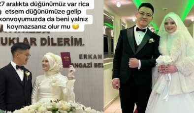 Kırgız damat Kutkeldi “Kimsem yok” dedi! Bursalılar düğüne akın etti!