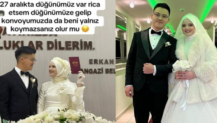 Kırgız damat Kutkeldi “Kimsem yok” dedi! Bursalılar düğüne akın etti!