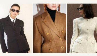 Kusursuz ve feminen bir silüet: Bel vurgulu blazer ceketler sahnede!