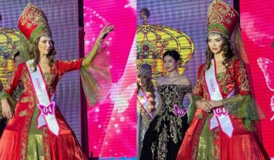 Osmanlı rüzgarı Çin’de esti: Miss model Şüheda Erkoç’un kostümü dünya birincisi oldu!