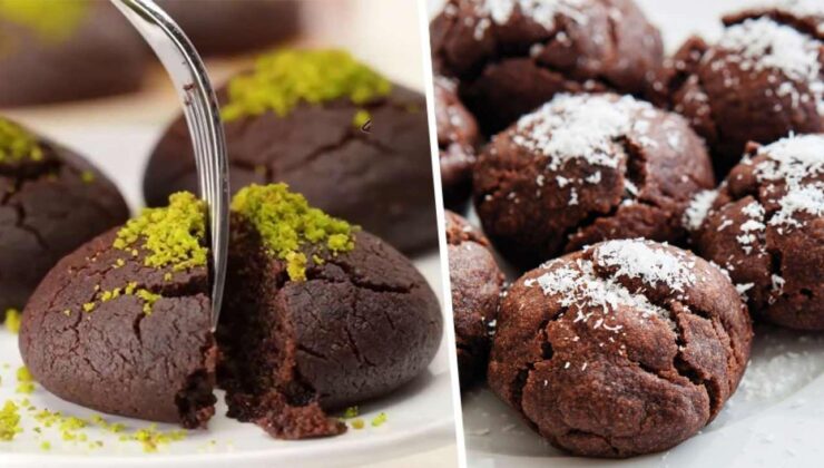 Çay saatlerinin yeni gözdesi: Brownie tadında ıslak kurabiye tarifi