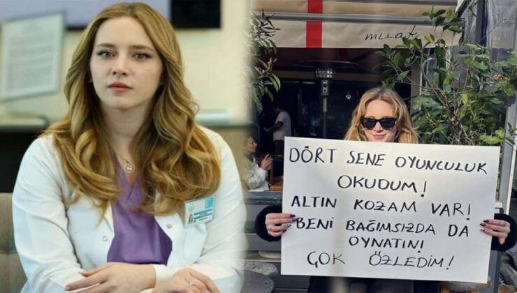 Hayal Köseoğlu’ndan ilginç paylaşım: Sokakta pankart açıp seslendi!