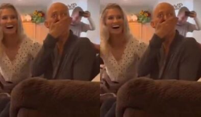 Kanser tedavisi gören anneye battaniyeyle gelen sürpriz! Gözyaşlarına boğuldu